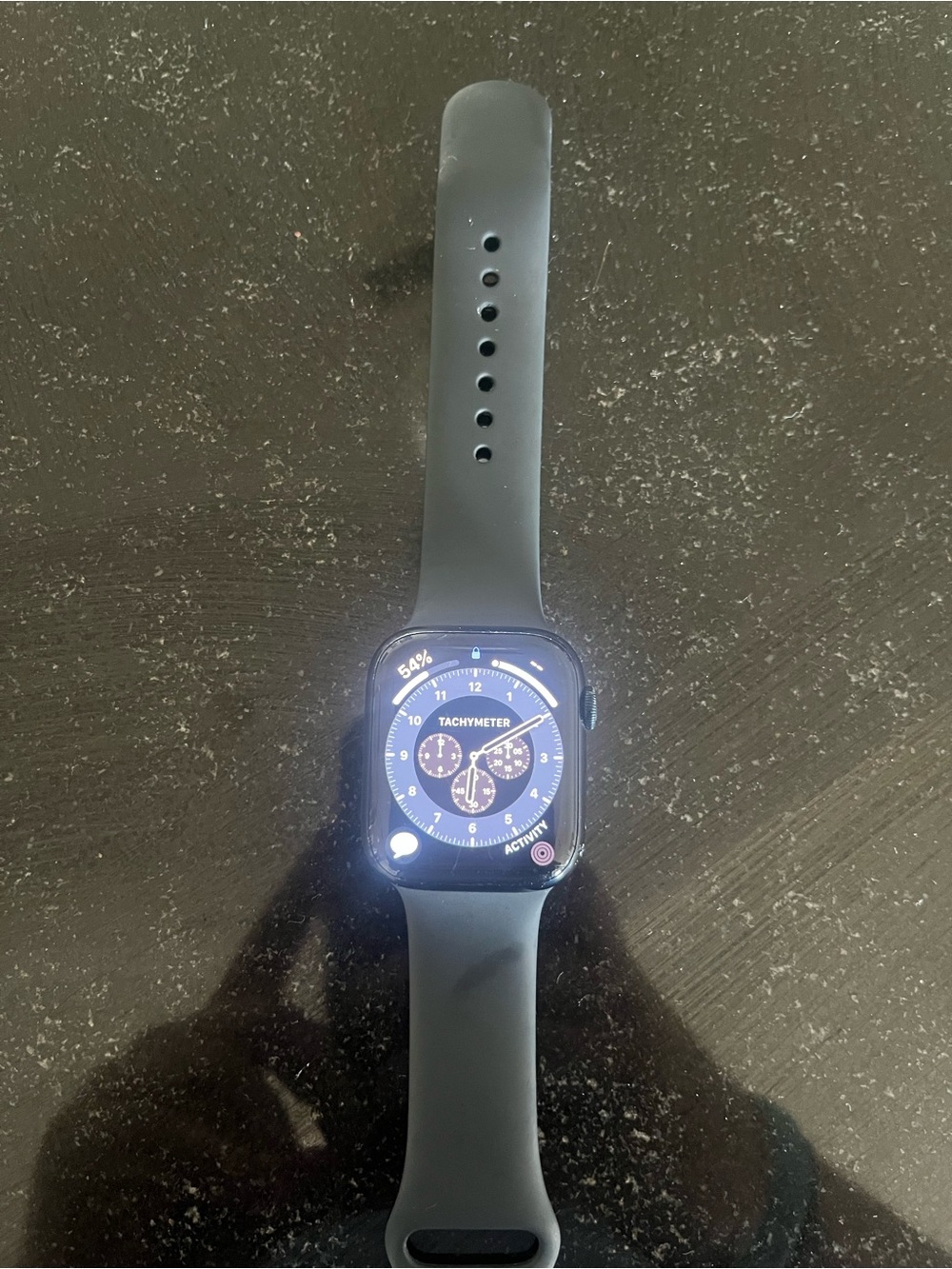 Apple Watch series 9 with Dark Gray Sport Band